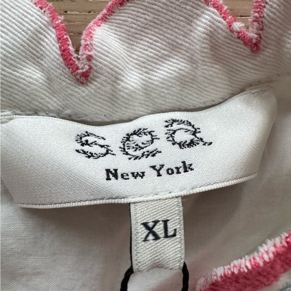 NWT Sea New York EEVI multi embroidered twill short sleeve dress XL - Picture 9 of 11